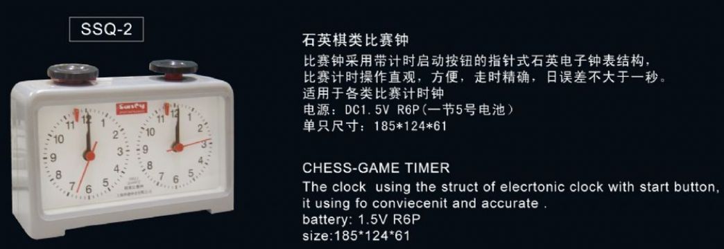 點擊查看詳細信息<br>標題：SSQ-2石英棋類比賽鐘 閱讀次數(shù)：2510