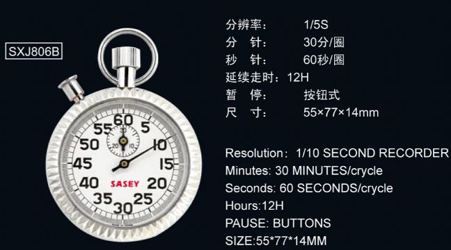 點(diǎn)擊查看詳細(xì)信息<br>標(biāo)題：806B型機(jī)械秒表 閱讀次數(shù)：2639