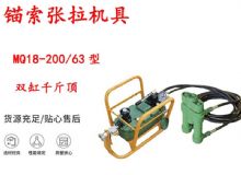 點(diǎn)擊查看詳細(xì)信息<br>標(biāo)題：風(fēng)動張拉機(jī)具 MQ18-200-63型 配雙缸千斤頂 礦用錨索張拉機(jī)具 閱讀次數(shù)：273
